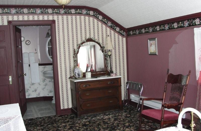 Guest room at Elk City Hotel.