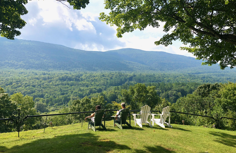 Mountain view at Wilburton Inn.