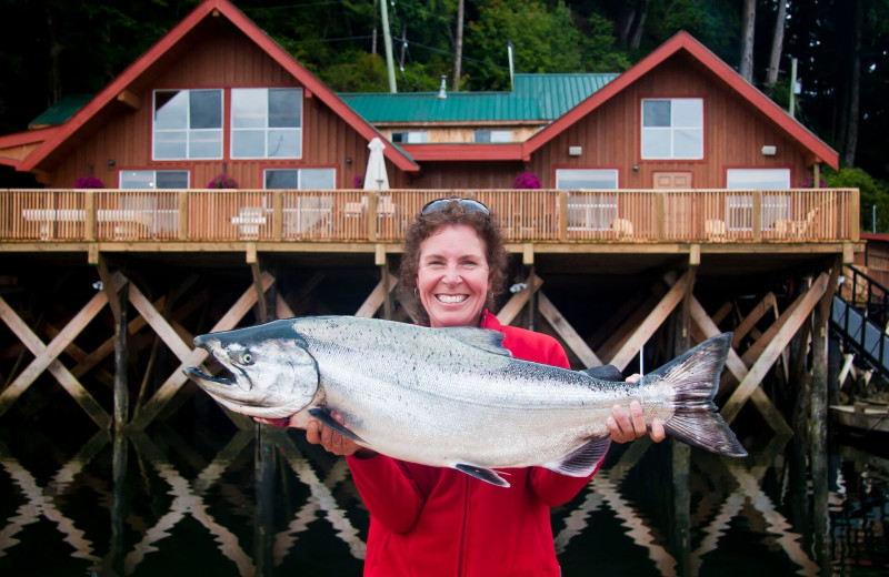 Fishing at Walters Cove Resort.