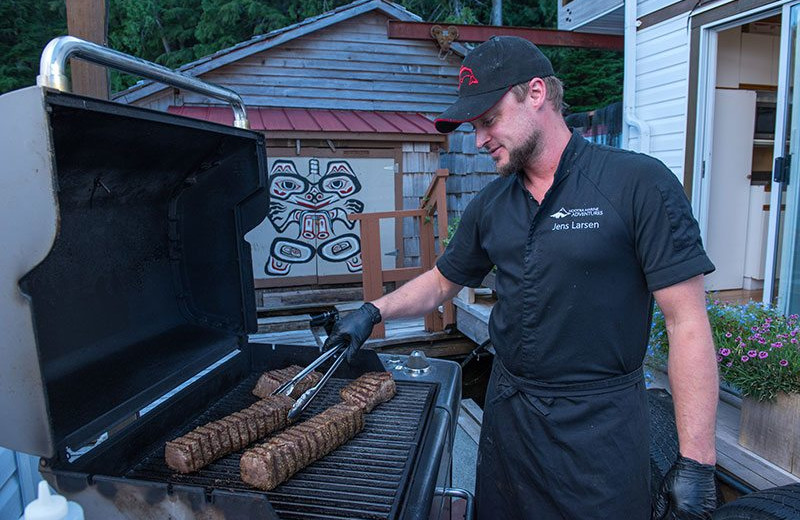 Grill at Nootka Marine Adventures.