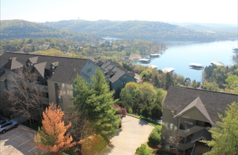 Lake view at Treehouse on the Lake.