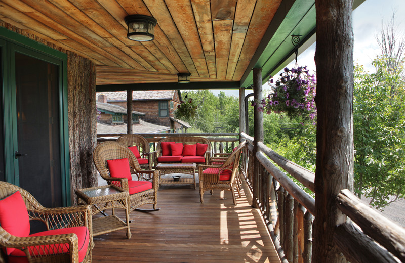 Porch at The Mountain Brook.