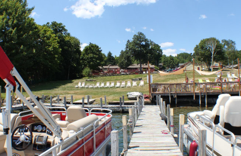 Pontoons at Capri Village Resort.