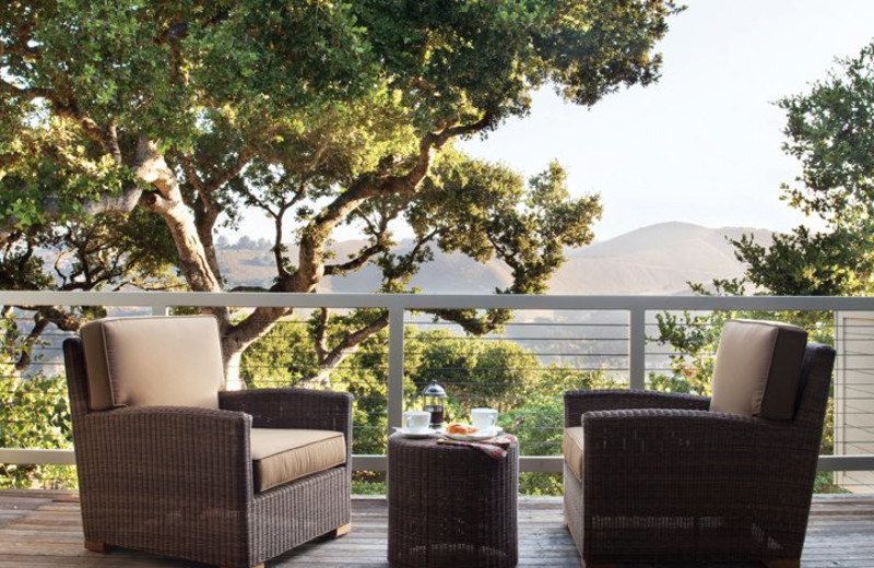 Private Patio at Carmel Valley Ranch