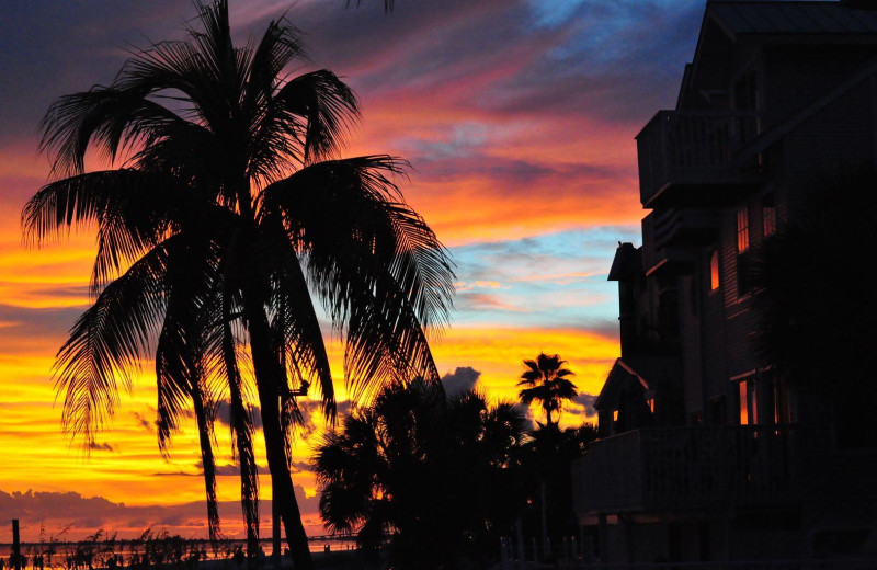 Sunset at Edison Beach House.