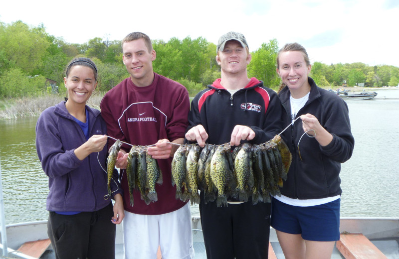 Fishing at Cozy Bay Resort.