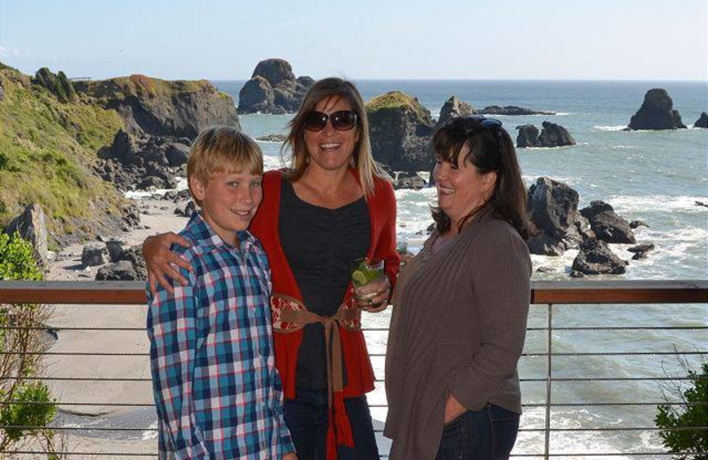 Family at Redwood Coast Vacation Rentals.