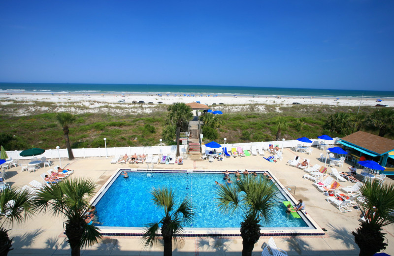 Outdoor pool at Holiday Isle Oceanfront Resort.