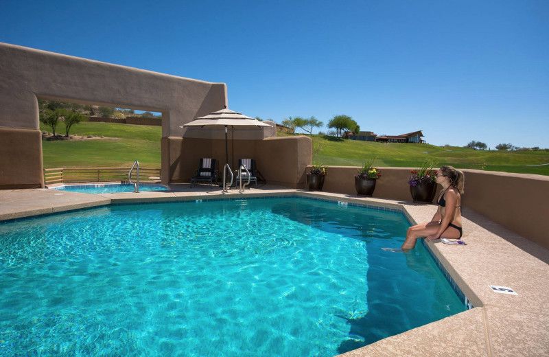 Outdoor pool at Inn at Eagle Mountain.