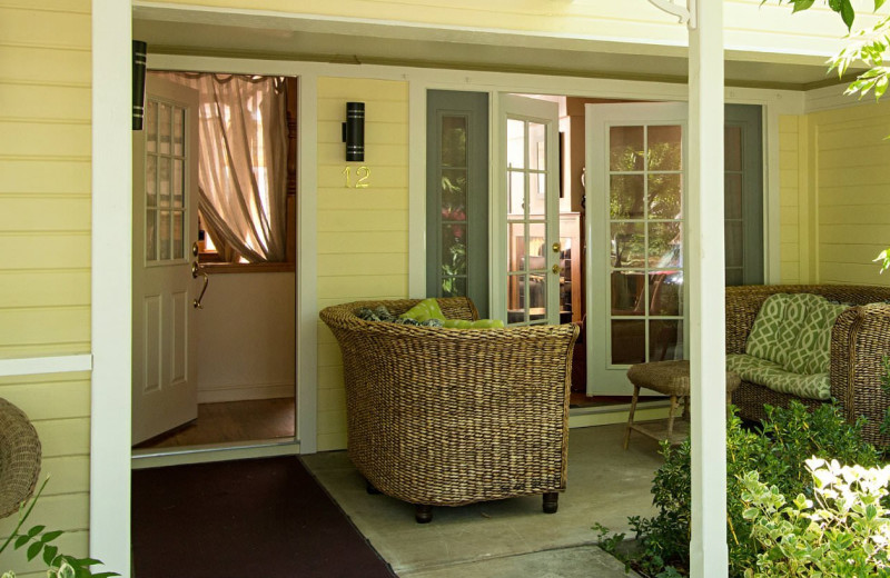 Porch at Victoria Inn.