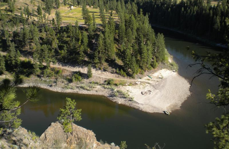 River at Montana River Lodge.
