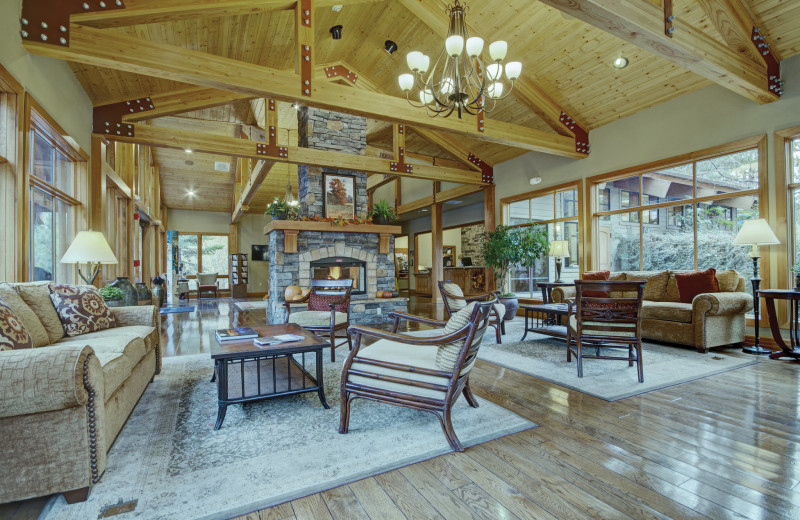 Lobby at Seventh Mountain Resort.
