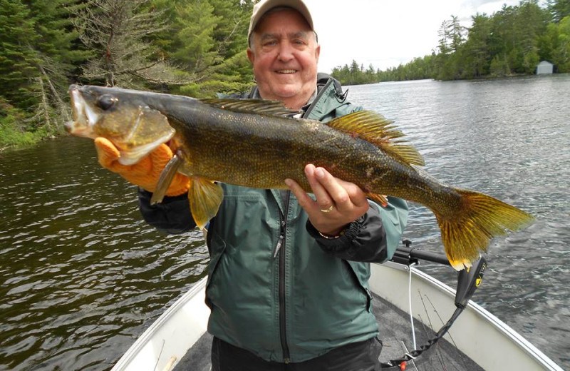 Fishing at Pipestone Lodge.