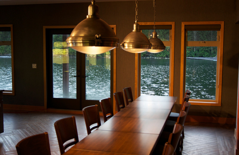 Meeting room at Nootka Marine Adventures.