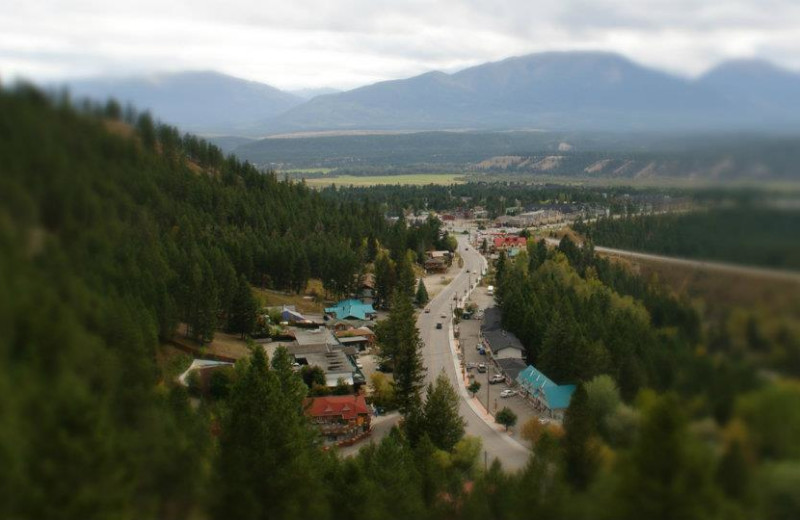 View from Rocky Mountain Springs Lodge.