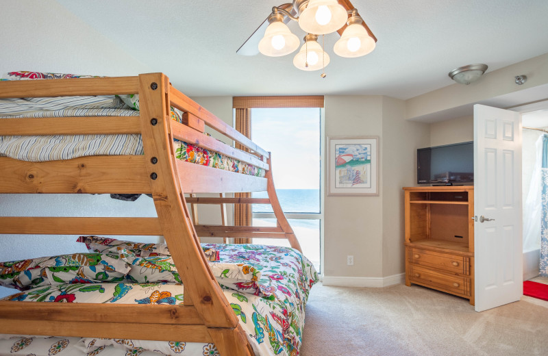 Rental bedroom at Perdido Sun Condos.