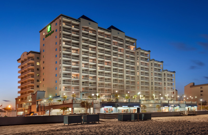 Exterior view of Holiday Inn Suites Ocean City.