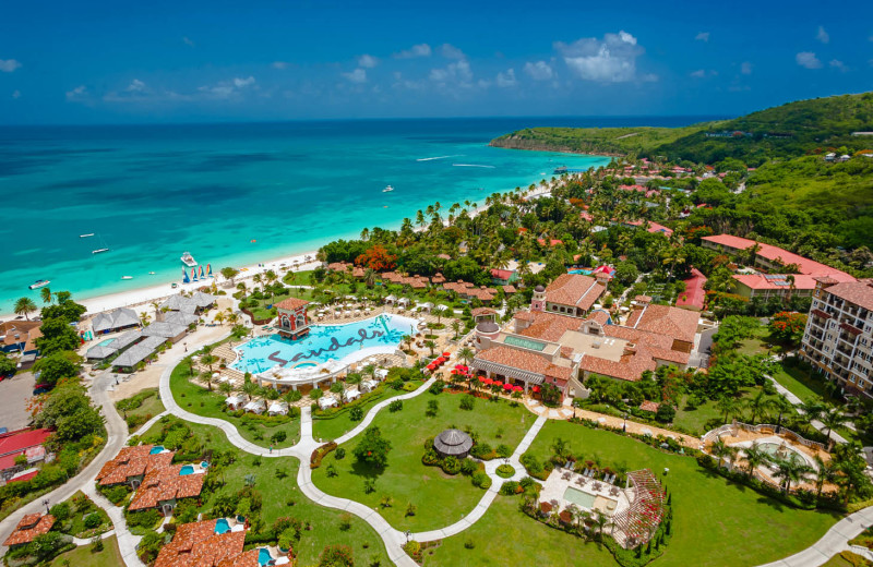 Exterior view of Sandals Resorts / Unique Vacations.