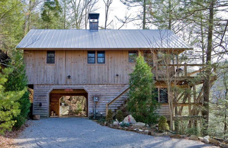 Rental exterior at Dogwood Cabins LLC.