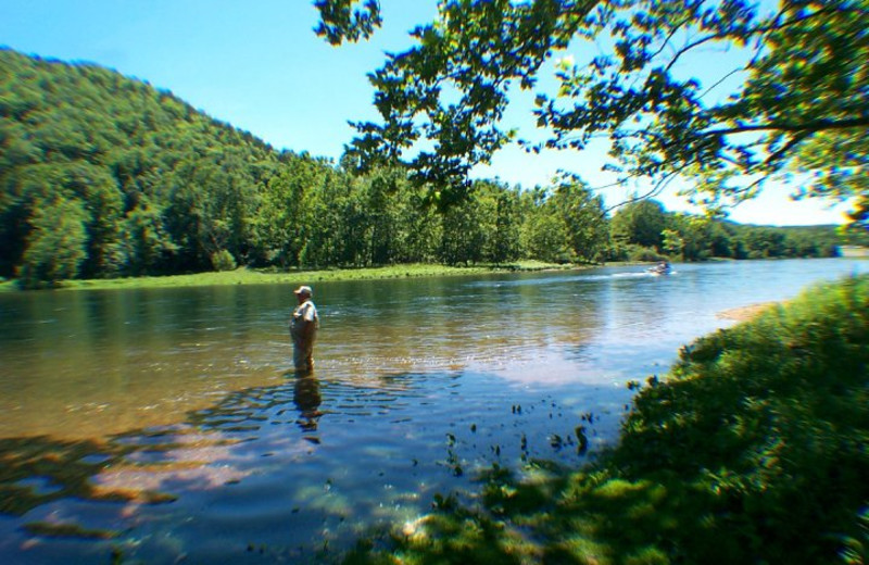 Fishing at Pointe Royale.