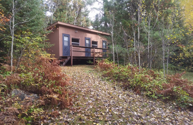 Cabin exterior at Nor'Wester Lodge 