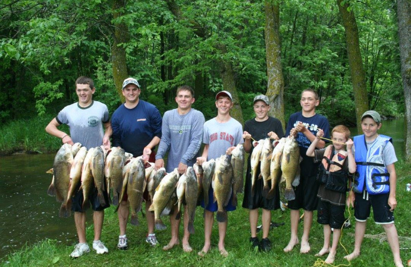 Fishing at White Birch Resort.