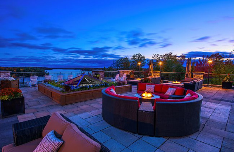 Patio at The Rosseau, A JW Marriott Resort & Spa.