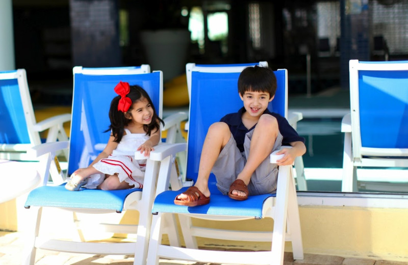 Kids by the pool at Avista Resort.