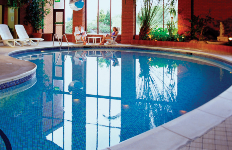 Indoor pool at The Derbyshire Hotel.