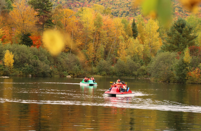 Kayaking at Waterville Valley.