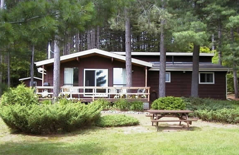 Cabin at Blue Spruce Resort.