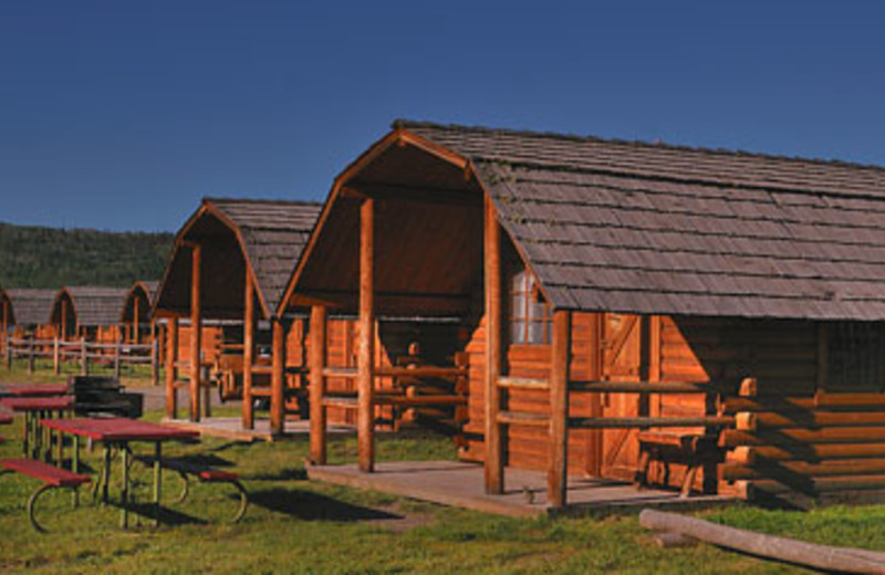 Cabin Exterior at Teton Range Resort 