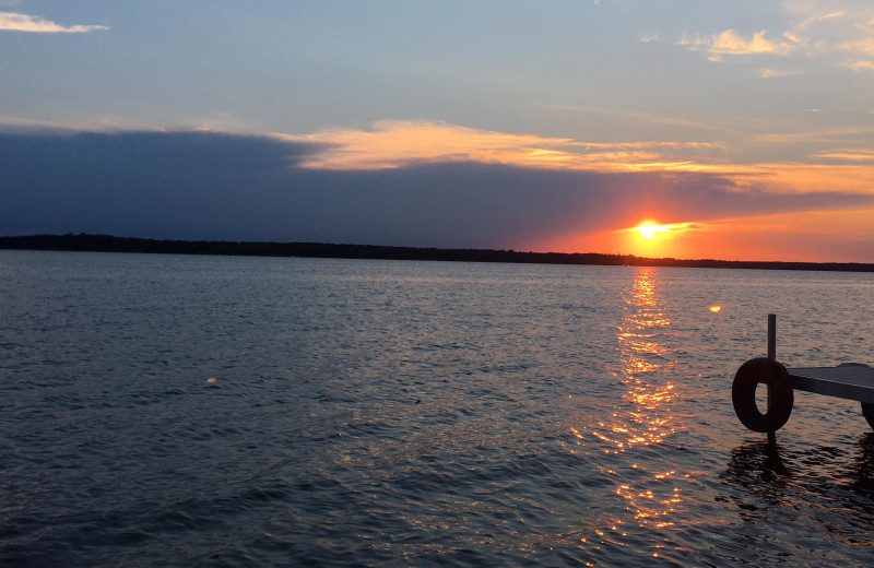 Lake sunset at Gull Four Seasons Resort.