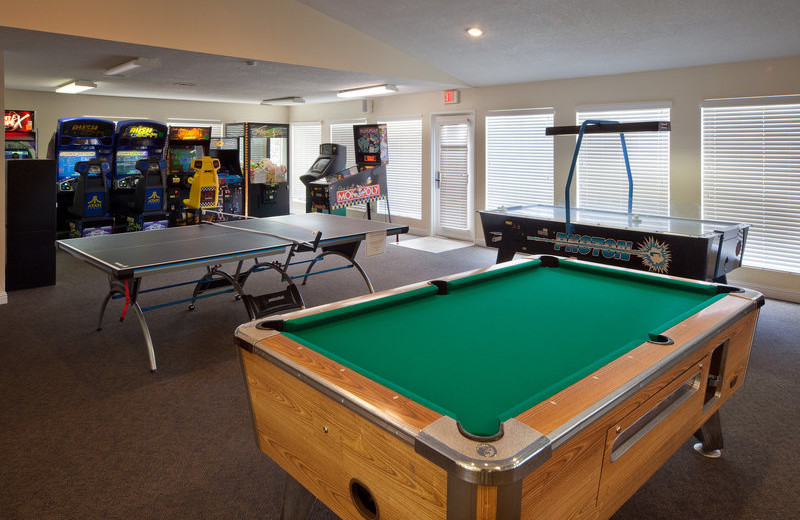 Game room at Holiday Inn Club Vacations at Desert Club Resort.