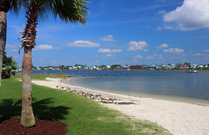 Rental beach at Paradise Gulf Properties.