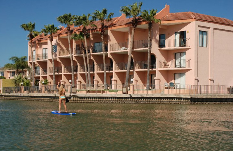 Exterior view of WindWater Hotel & Resort.