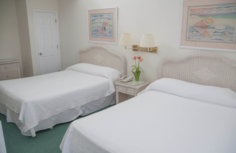 Rental bedroom at The Winds Resort Beach Club.