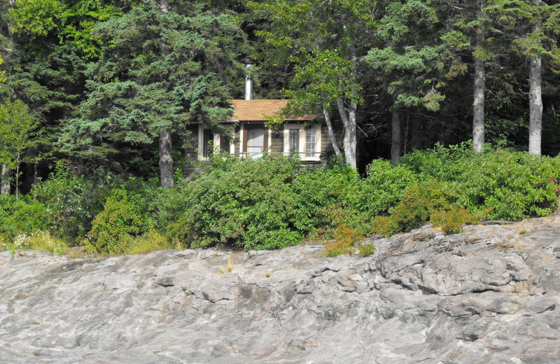 Cabin exterior at Solbakken Resort.