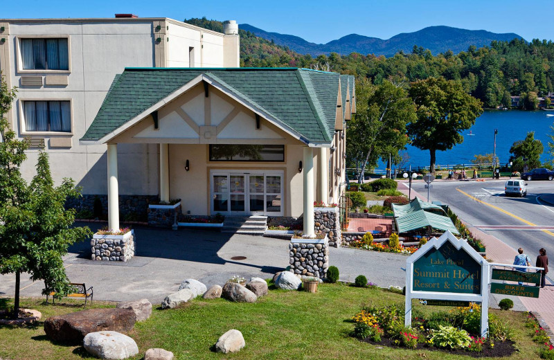 Exterior view of Lake Placid Summit Hotel Resort Suites.