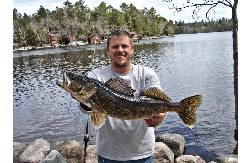 Fishing at Silver Rapids Lodge.