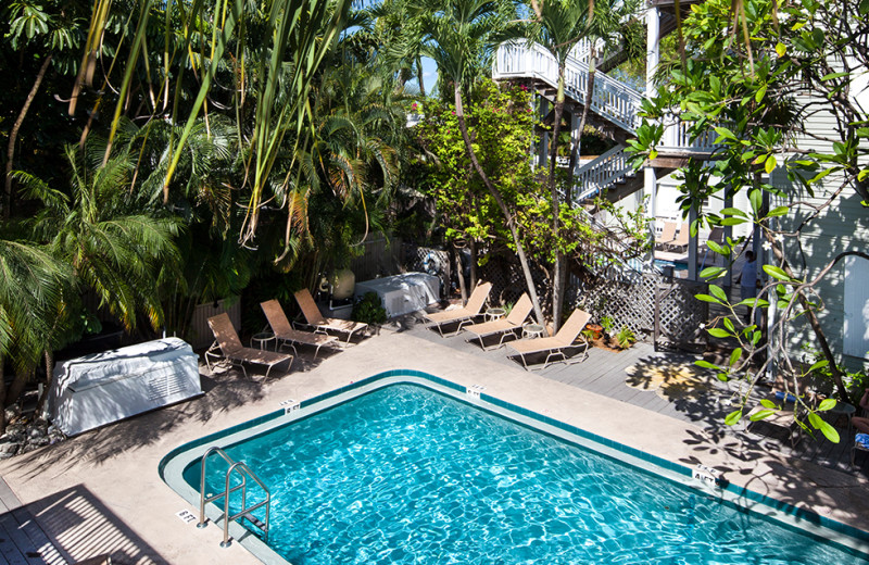 Outdoor pool at Southernmost Inn.