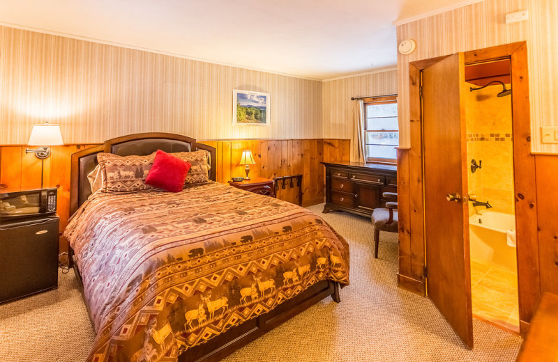 Guest room at ADK Trail Inn.