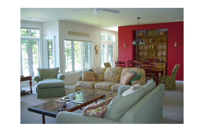 Rental living room At the Lakes Vacation Rentals.
