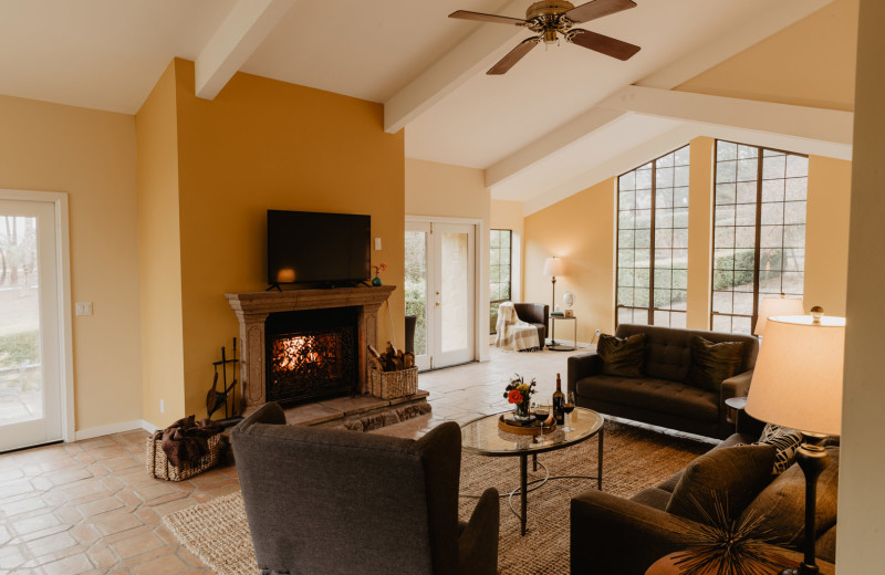 Guest living room at Sonoma Coast Villa & Spa Resort.