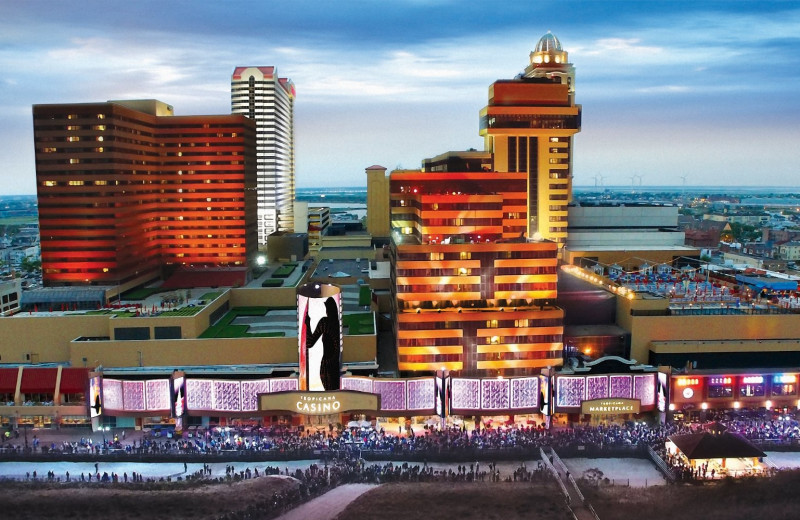 Exterior view of Tropicana Casino and Resort.