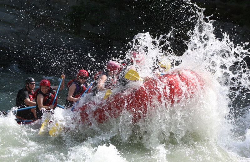 Rafting at Gingerbread Cabin.