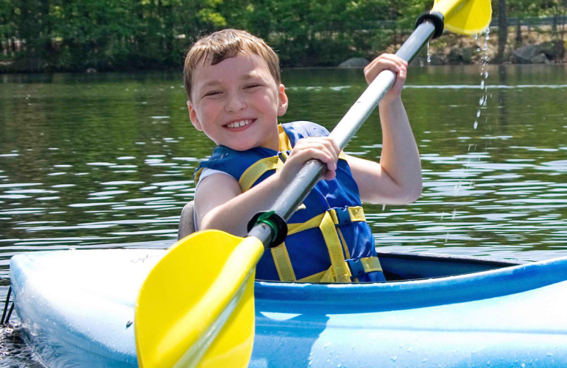Kayaking at ACE Adventure Resort.