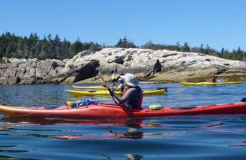 Kayaking at Five Gables Inn.