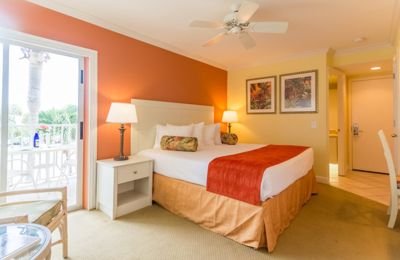 Guest room at Inn At The Beach Resort.