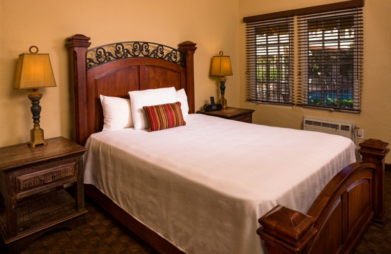 Guest bedroom at El Cordova Hotel.